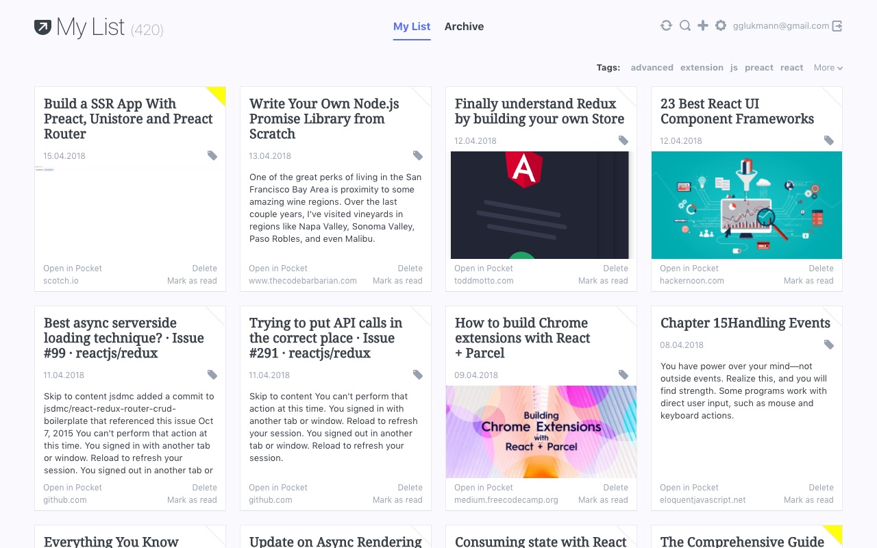 New Tab - Pocketizer chrome谷歌浏览器插件_扩展第2张截图