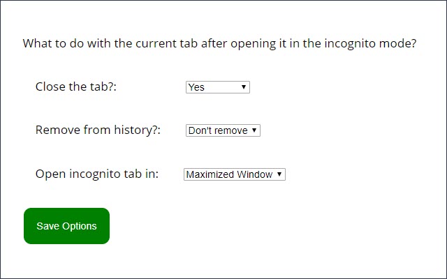 Go Incognito chrome谷歌浏览器插件_扩展第3张截图