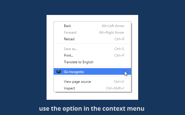 Go Incognito chrome谷歌浏览器插件_扩展第5张截图