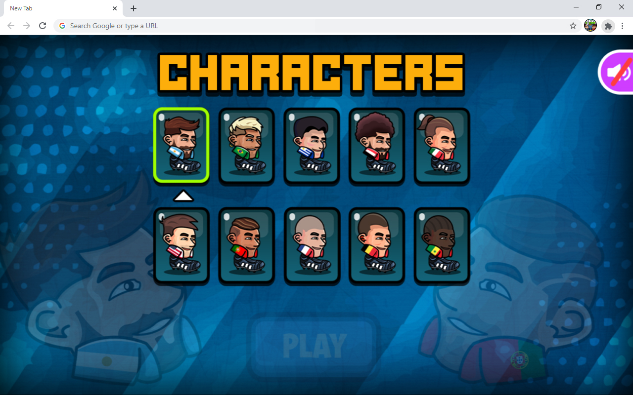 Head Soccer 2022 Sports Game chrome谷歌浏览器插件_扩展第3张截图
