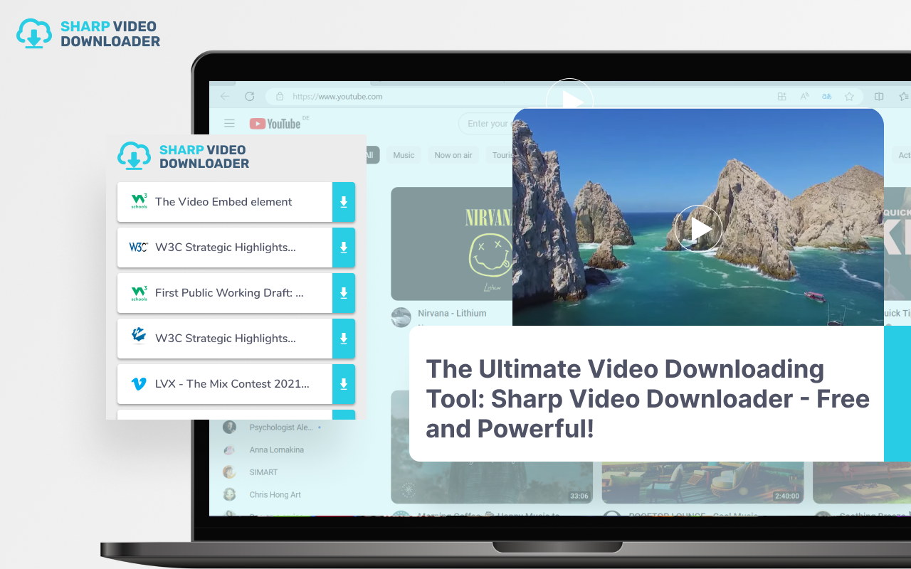 SharpGrip Video Download chrome谷歌浏览器插件_扩展第1张截图