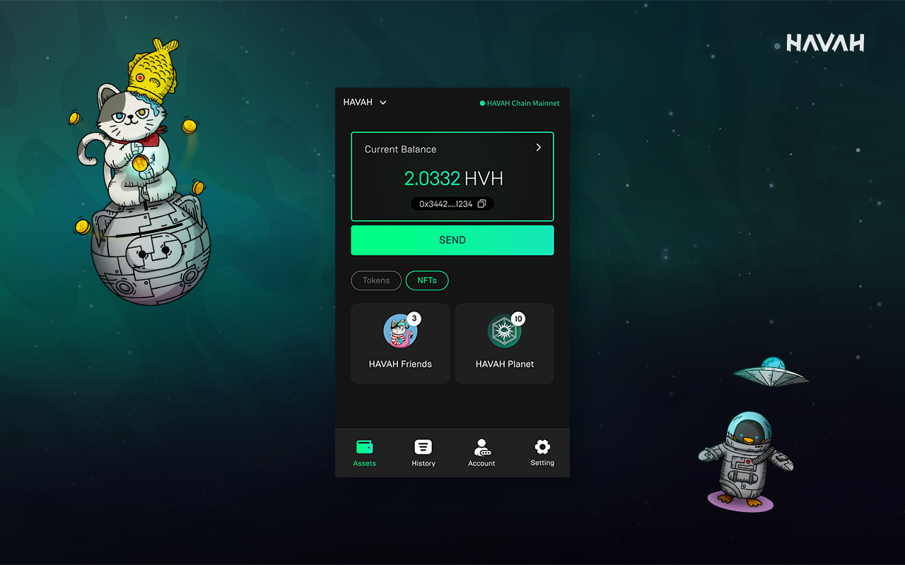 HAVAH Wallet chrome谷歌浏览器插件_扩展第3张截图