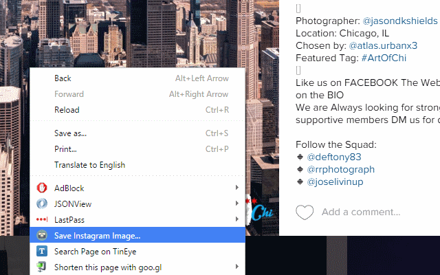 Instant Save for Instagram and Flickr chrome谷歌浏览器插件_扩展第1张截图