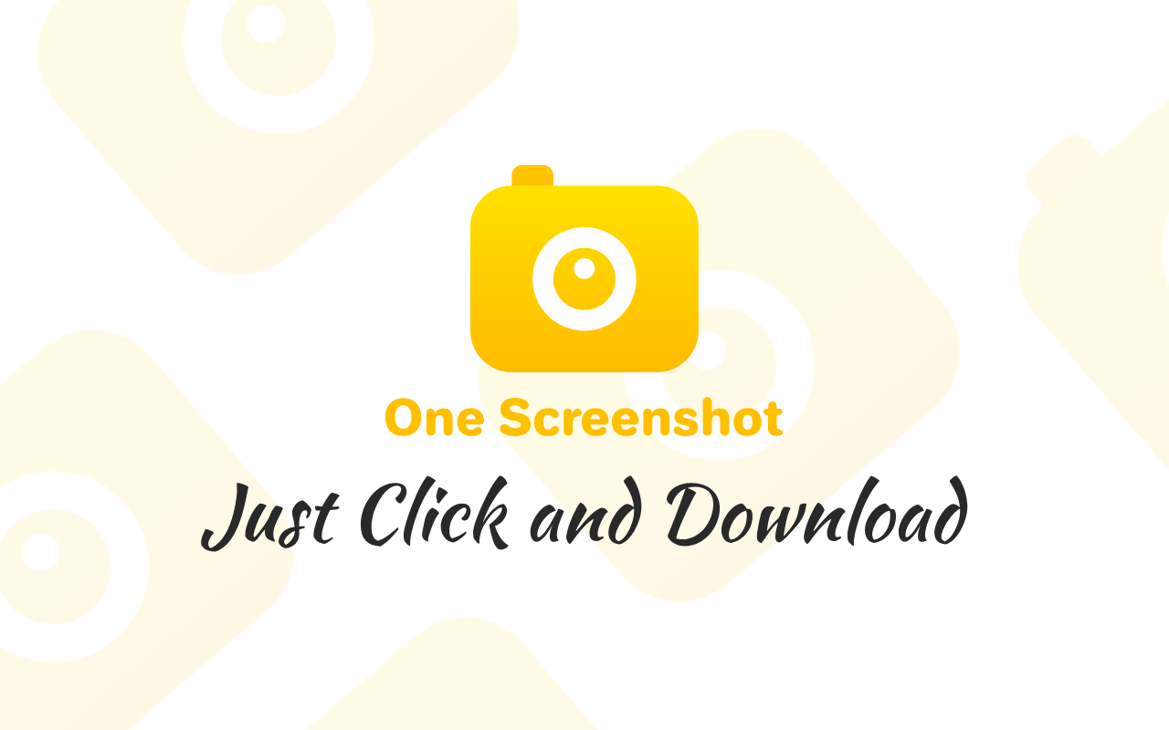 One Screenshot - One Click Screenshot (Current and Full Page) chrome谷歌浏览器插件_扩展第1张截图