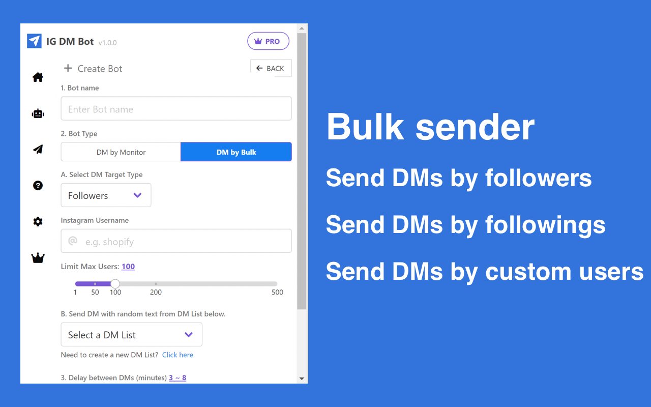 IGDMBot - DM Automation Bot chrome谷歌浏览器插件_扩展第2张截图