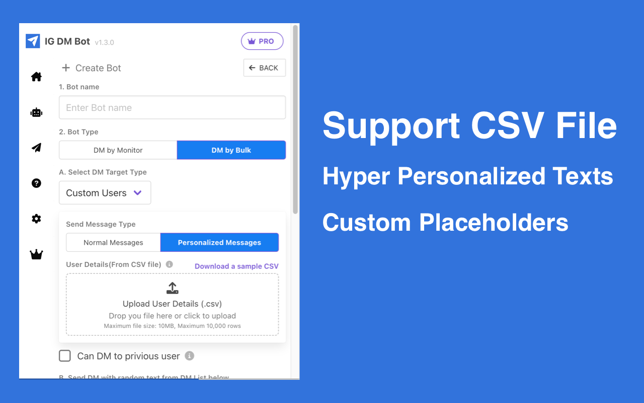 IGDMBot - DM Automation Bot chrome谷歌浏览器插件_扩展第4张截图
