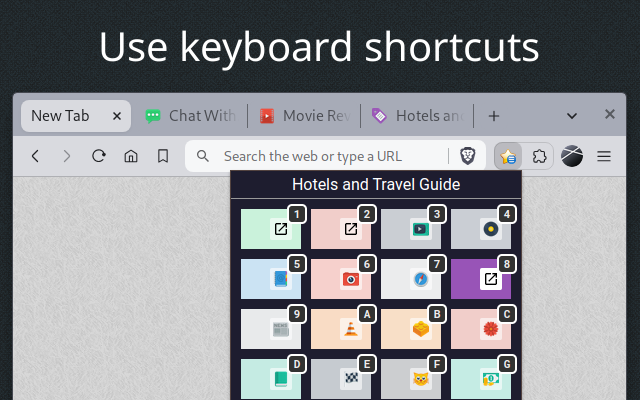 Bookmarks HotList chrome谷歌浏览器插件_扩展第2张截图