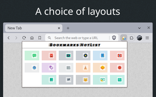 Bookmarks HotList chrome谷歌浏览器插件_扩展第3张截图