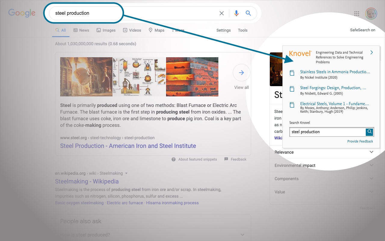 Knovel Browser Extension chrome谷歌浏览器插件_扩展第2张截图