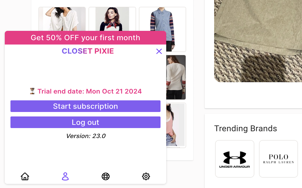 Closet Pixie | Your Poshmark Bot chrome谷歌浏览器插件_扩展第3张截图