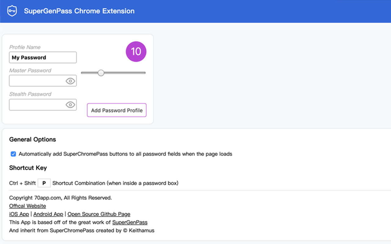 SuperChromePass chrome谷歌浏览器插件_扩展第3张截图