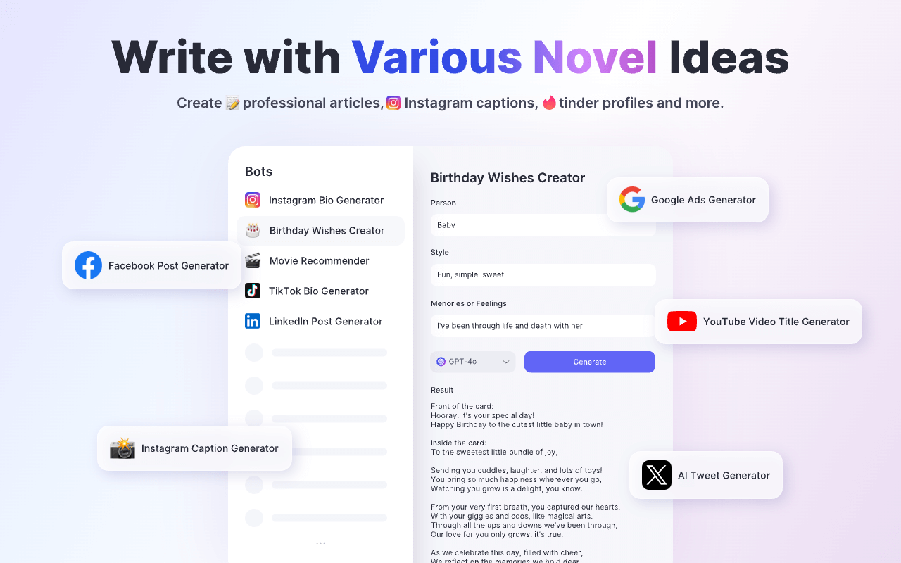 Arvin: 1-click to Use AI Copilot Anywhere chrome谷歌浏览器插件_扩展第1张截图