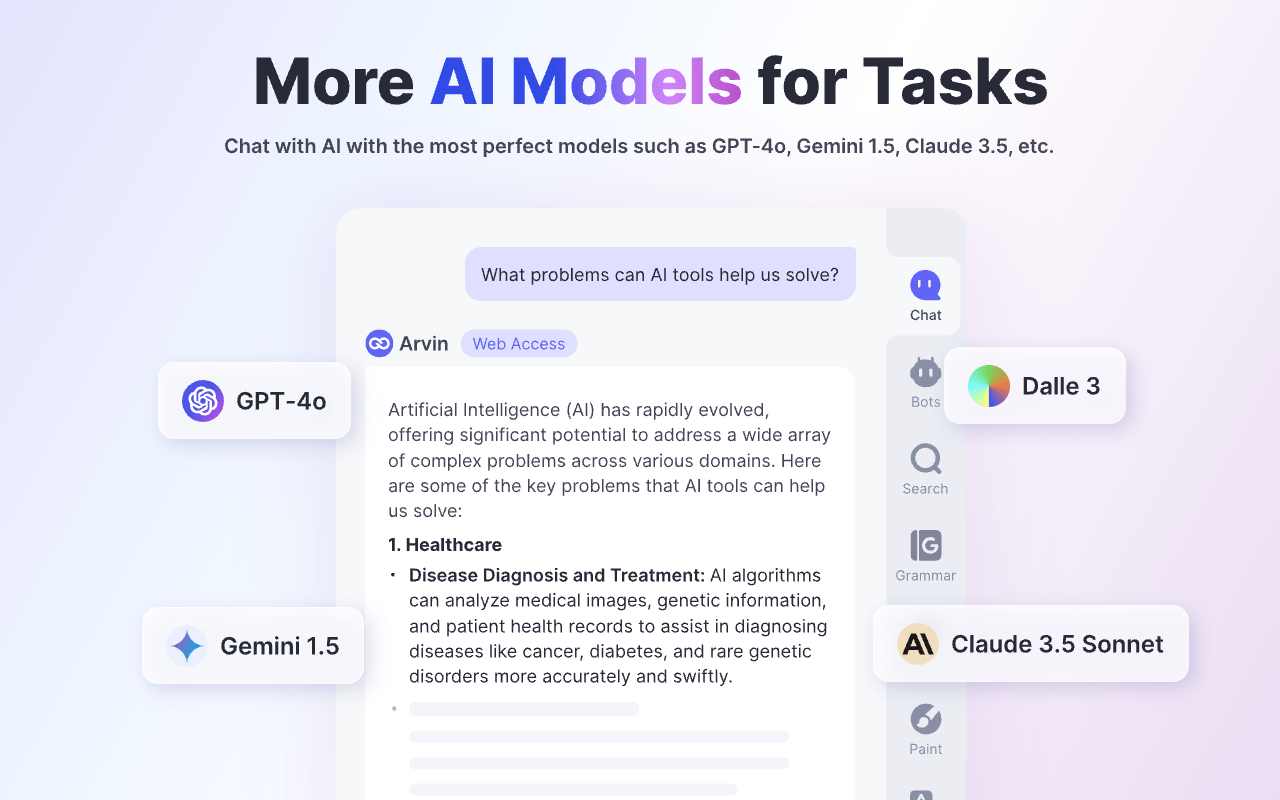 Arvin: 1-click to Use AI Copilot Anywhere chrome谷歌浏览器插件_扩展第4张截图