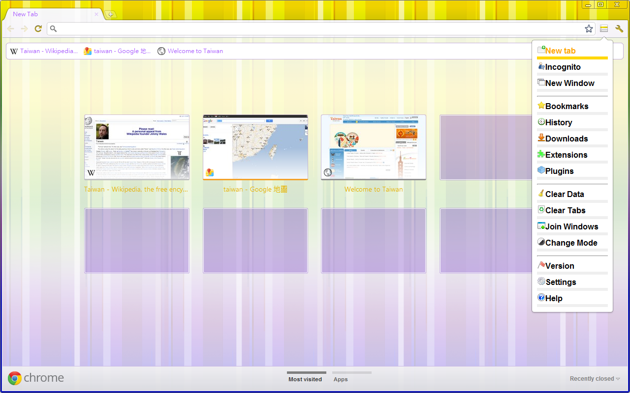 MyMenu chrome谷歌浏览器插件_扩展第2张截图
