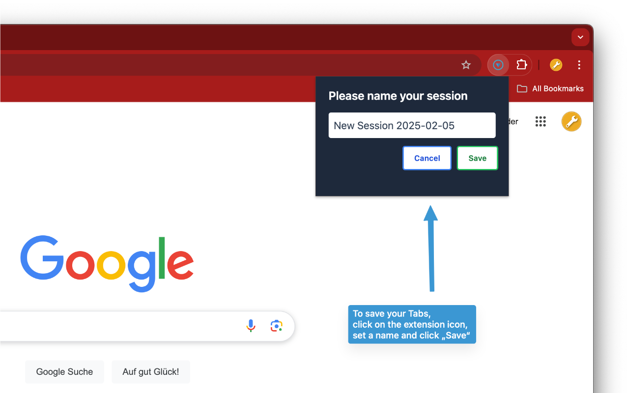 Session Quicksave chrome谷歌浏览器插件_扩展第3张截图