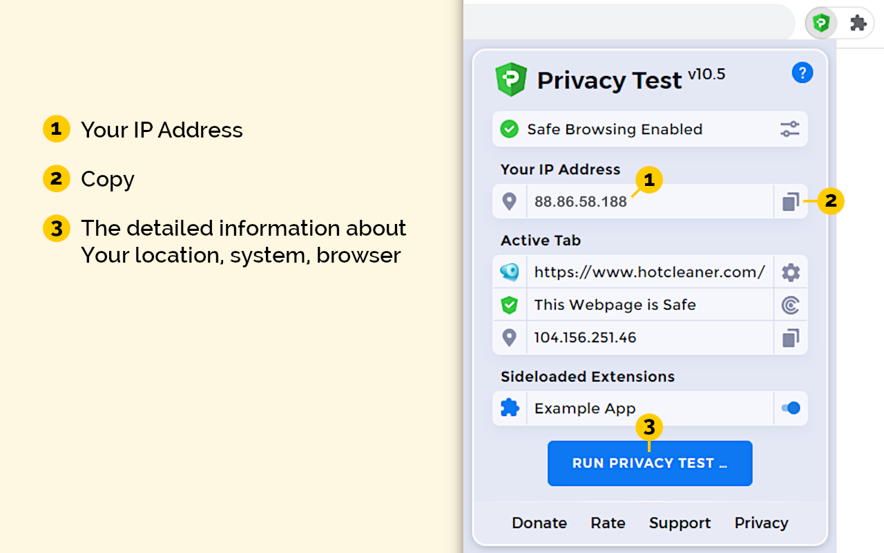 Privacy Test chrome谷歌浏览器插件_扩展第2张截图