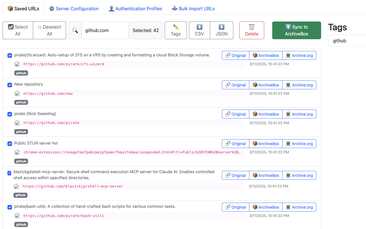 ArchiveBox chrome谷歌浏览器插件_扩展第2张截图