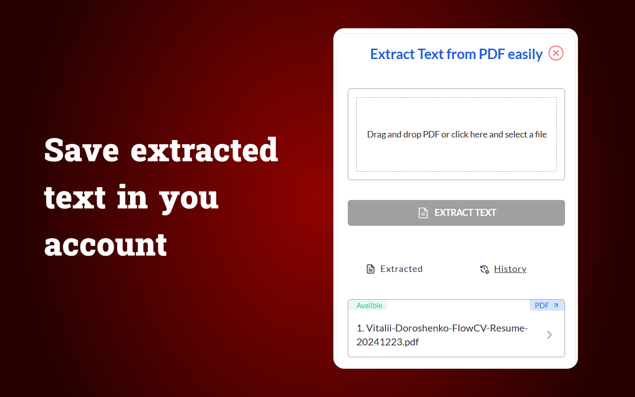 PDF to text chrome谷歌浏览器插件_扩展第1张截图