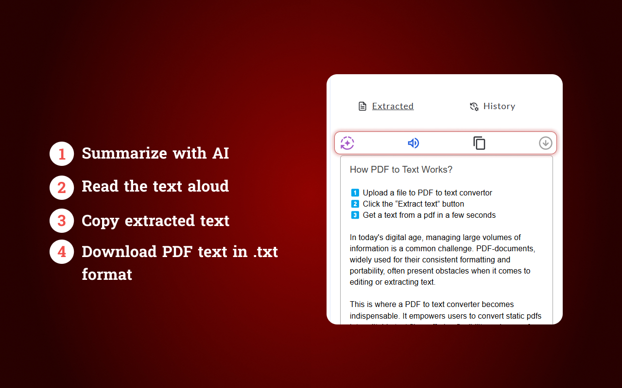 PDF to text chrome谷歌浏览器插件_扩展第2张截图