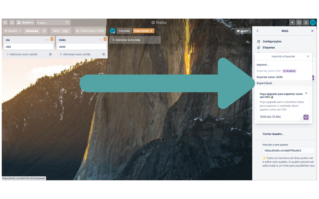 Official Export Excel for Trello chrome谷歌浏览器插件_扩展第3张截图