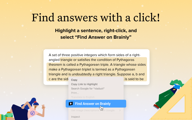 Brainly Homework Help chrome谷歌浏览器插件_扩展第3张截图