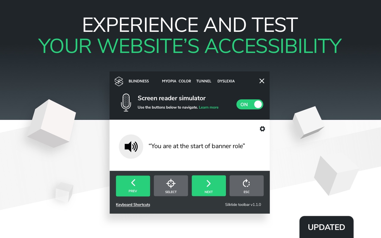 Silktide - website accessibility simulator chrome谷歌浏览器插件_扩展第4张截图