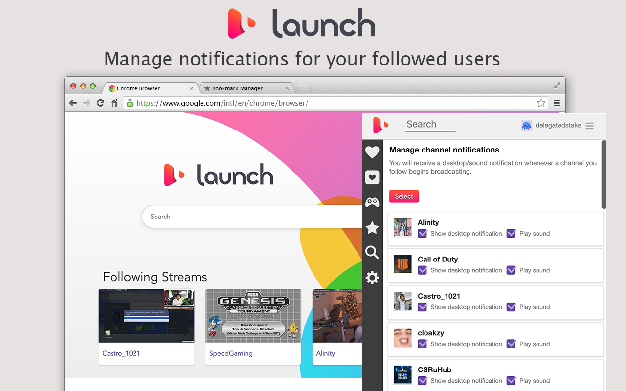 Launch Extension chrome谷歌浏览器插件_扩展第2张截图
