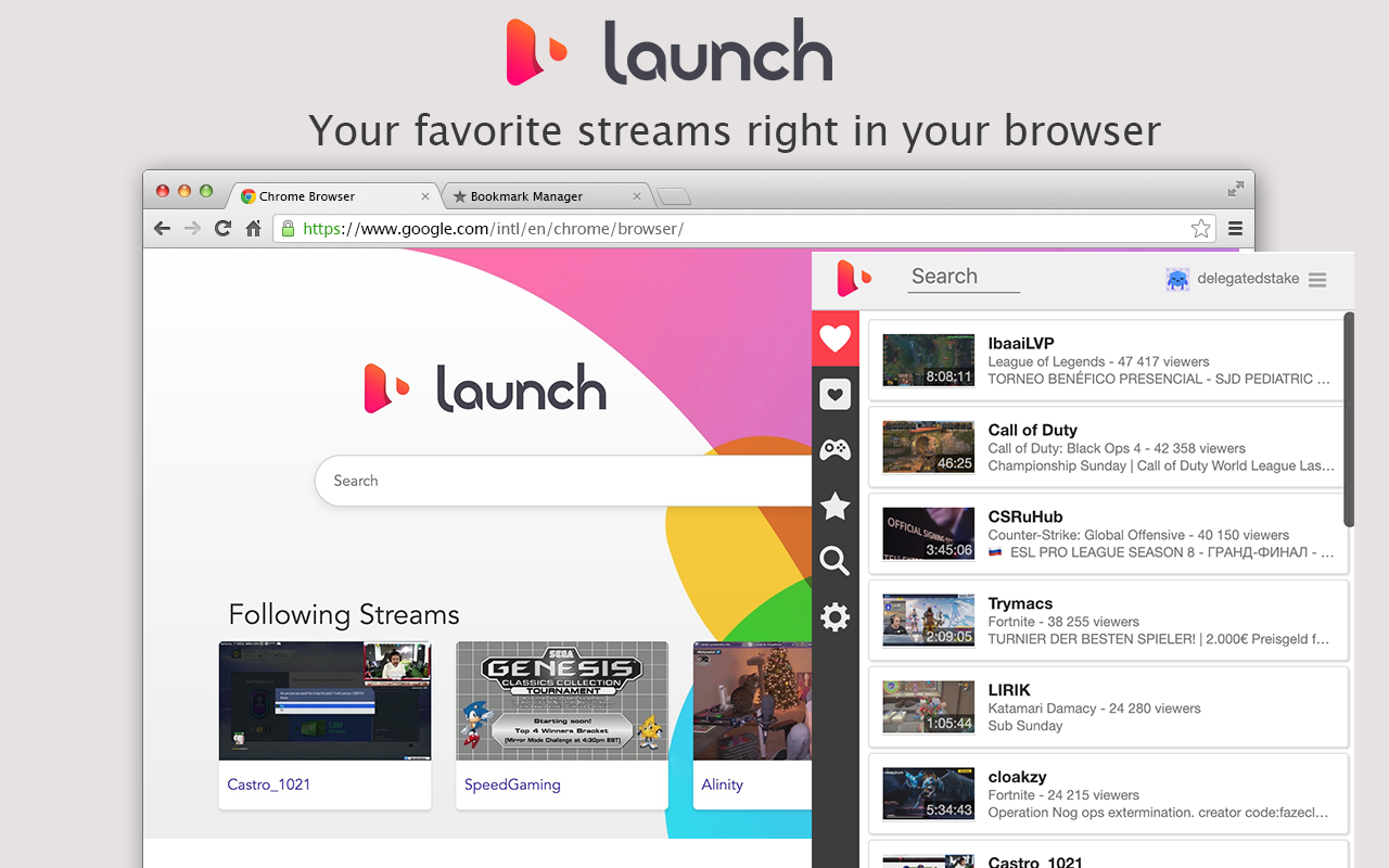 Launch Extension chrome谷歌浏览器插件_扩展第3张截图