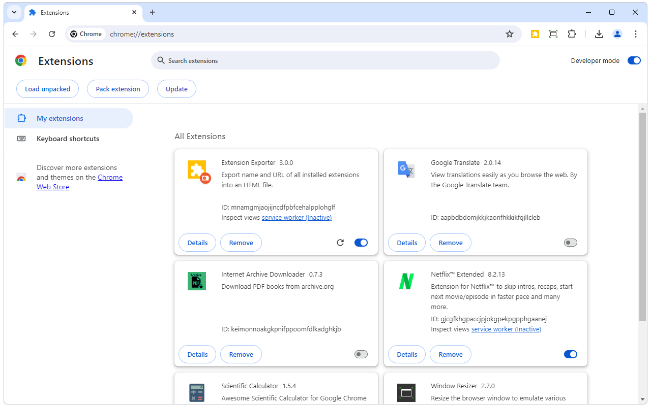 Extension Exporter chrome谷歌浏览器插件_扩展第4张截图