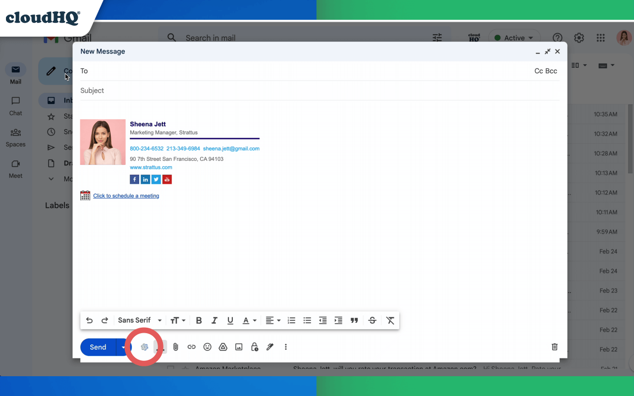 ChatGPT for Gmail by cloudHQ chrome谷歌浏览器插件_扩展第5张截图