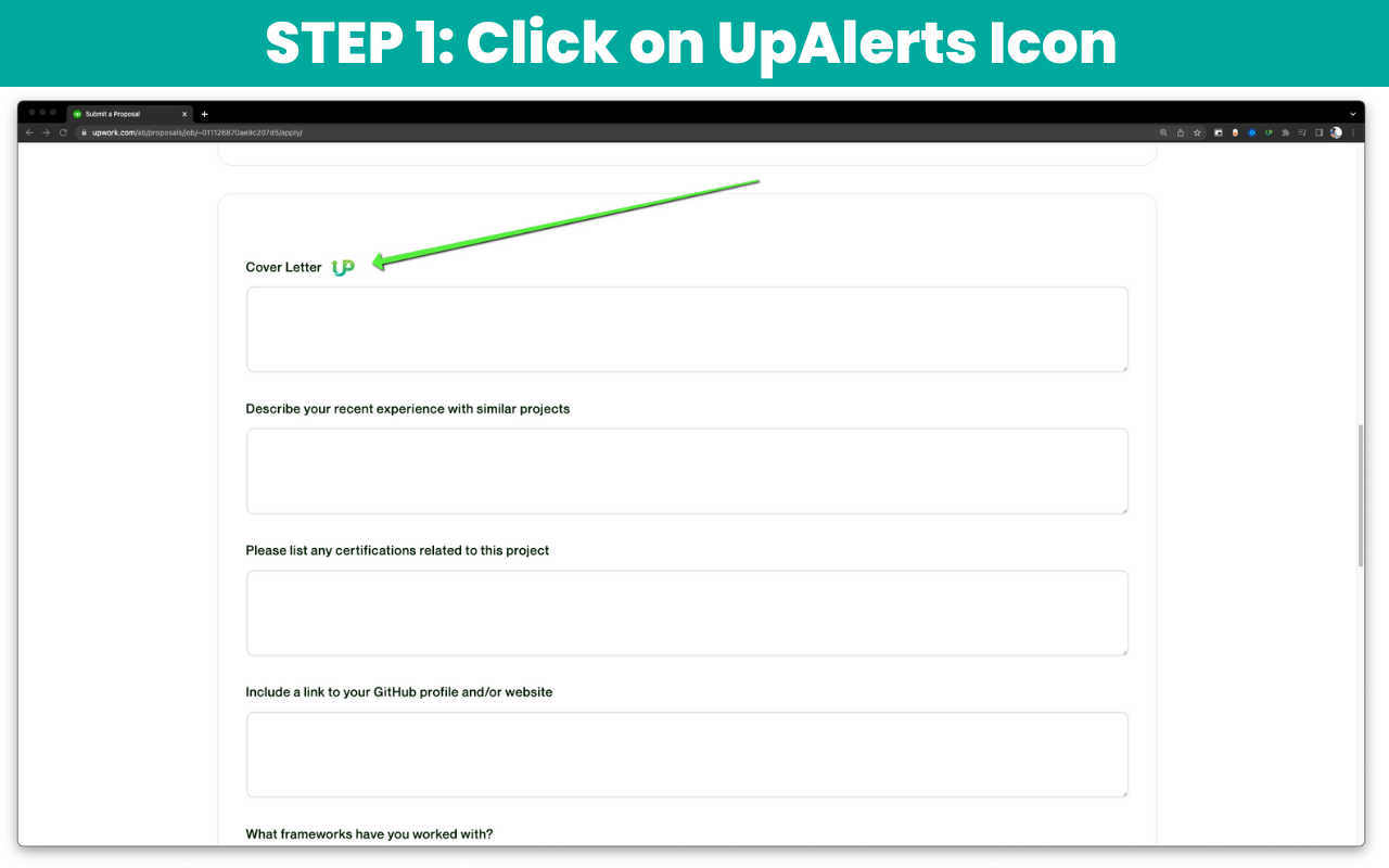UpAlerts: AI Cover Letters chrome谷歌浏览器插件_扩展第2张截图