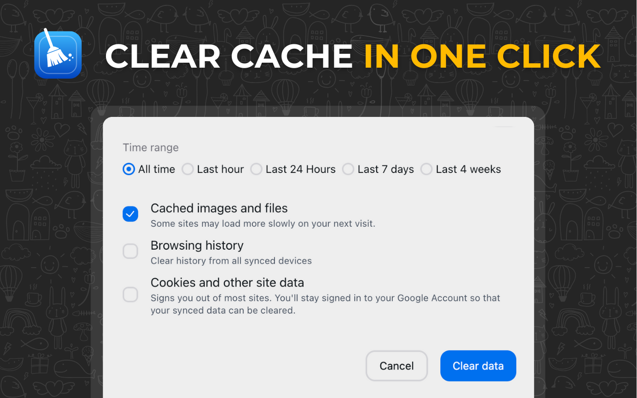 清除快取 - Clear cache for Google Chrome™ chrome谷歌浏览器插件_扩展第1张截图