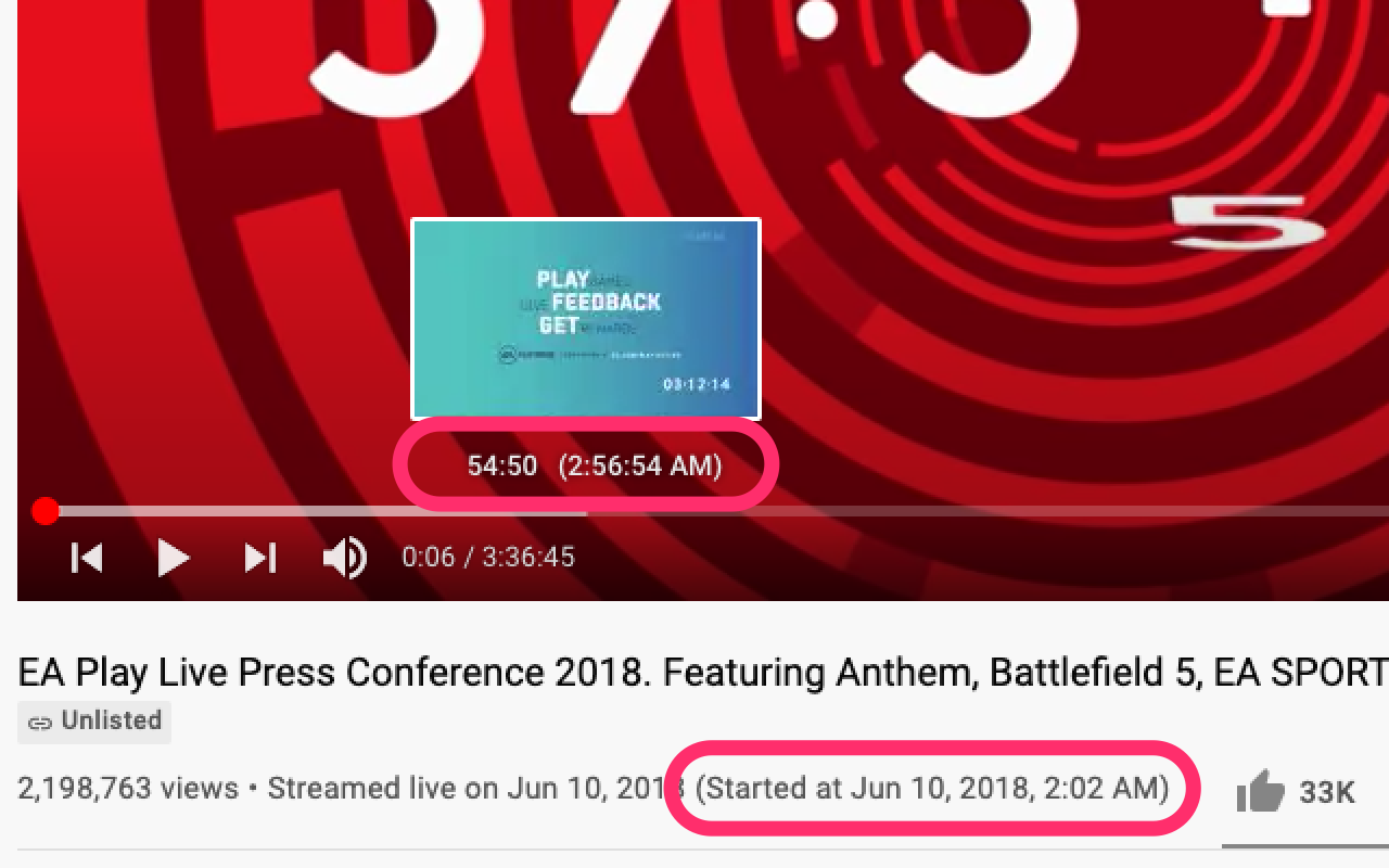 Time Viewer for YouTube Live chrome谷歌浏览器插件_扩展第2张截图