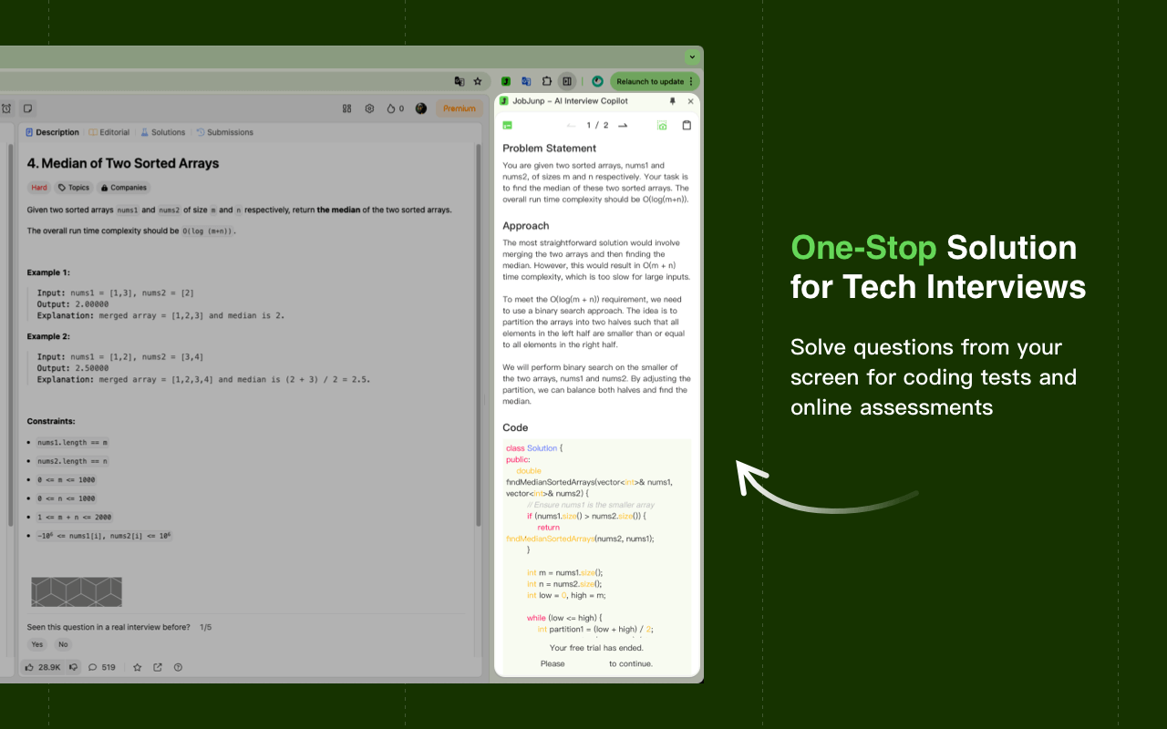 JobJump - AI Interview Copilot chrome谷歌浏览器插件_扩展第2张截图