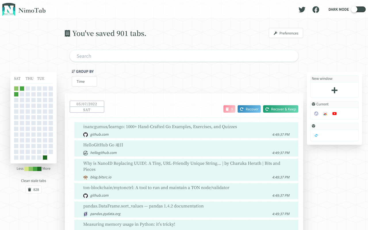 NimoTab chrome谷歌浏览器插件_扩展第2张截图