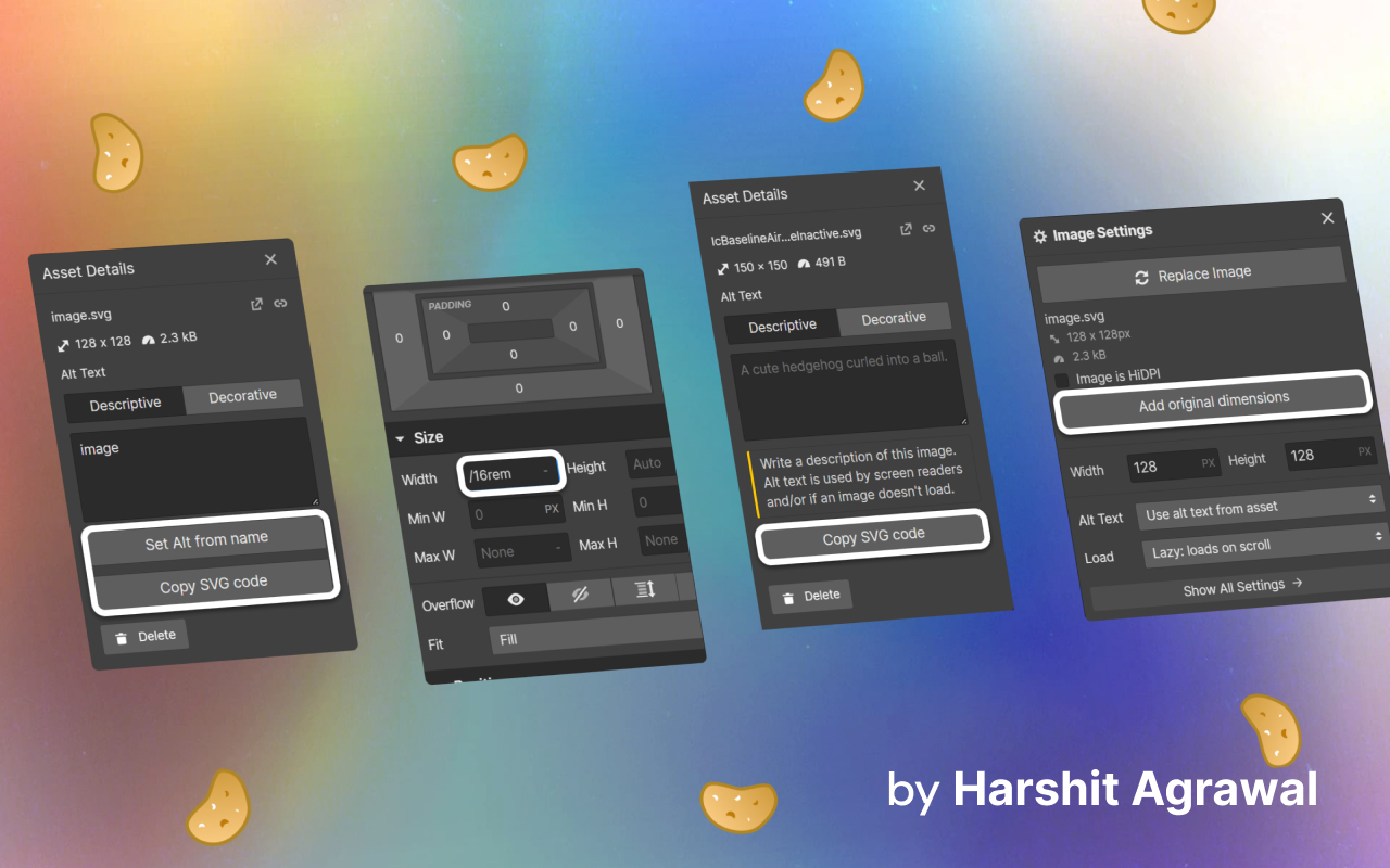 Potato Extension for Webflow chrome谷歌浏览器插件_扩展第1张截图