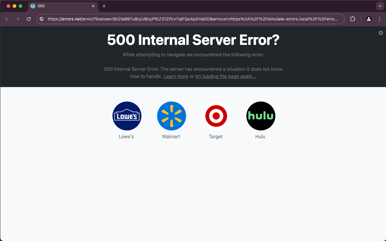 Errors.net official extension chrome谷歌浏览器插件_扩展第2张截图
