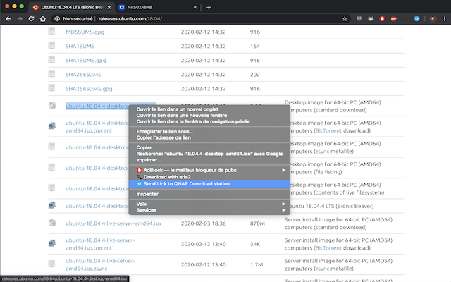 SendToQnap chrome谷歌浏览器插件_扩展第2张截图