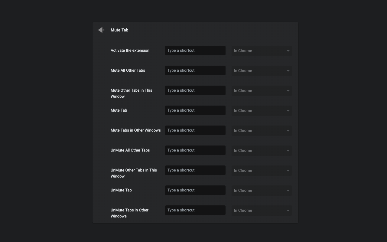 Mute Tab chrome谷歌浏览器插件_扩展第2张截图