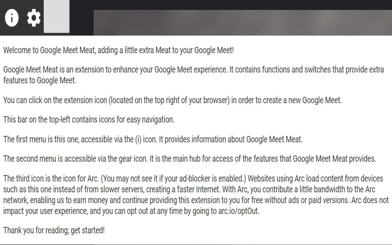 Google Meet Meat chrome谷歌浏览器插件_扩展第2张截图