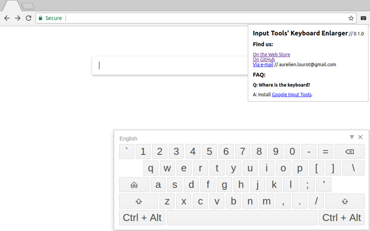 Input Tools' Keyboard Enlarger chrome谷歌浏览器插件_扩展第1张截图