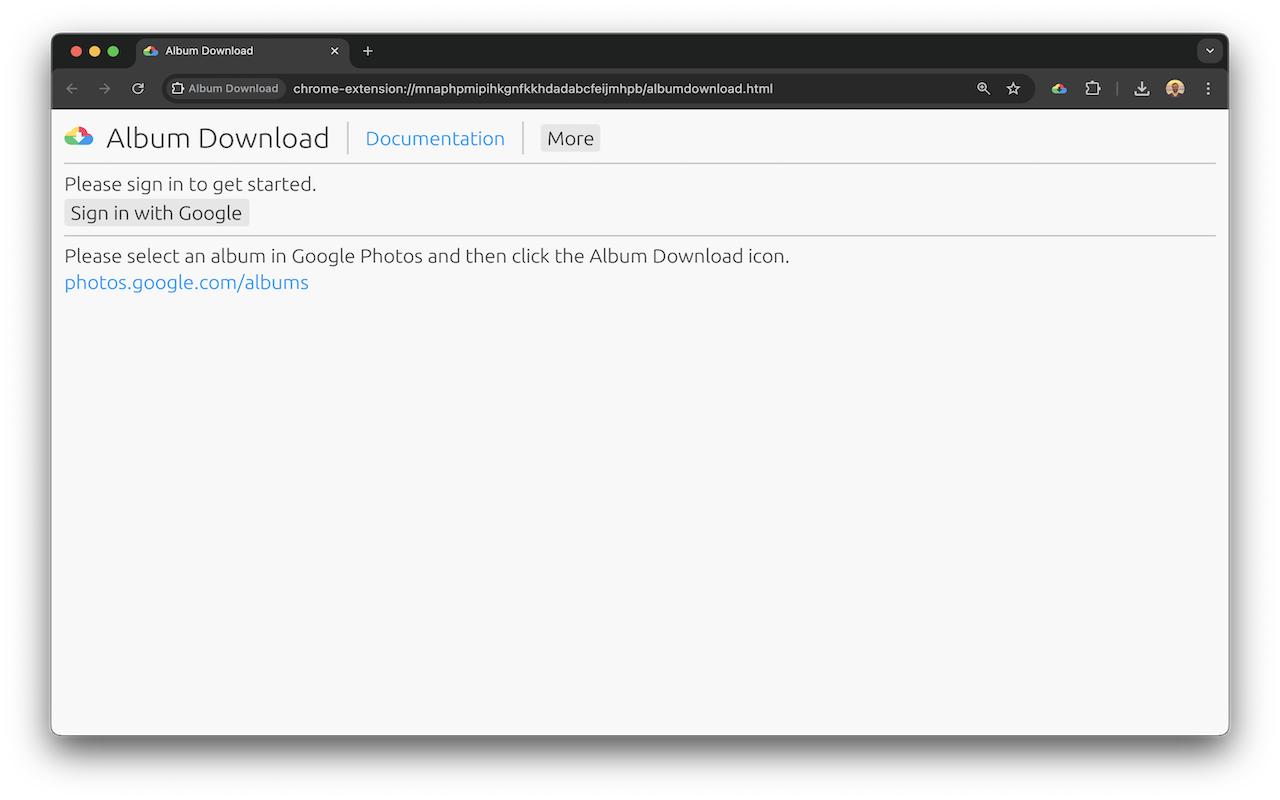 Album Download chrome谷歌浏览器插件_扩展第2张截图