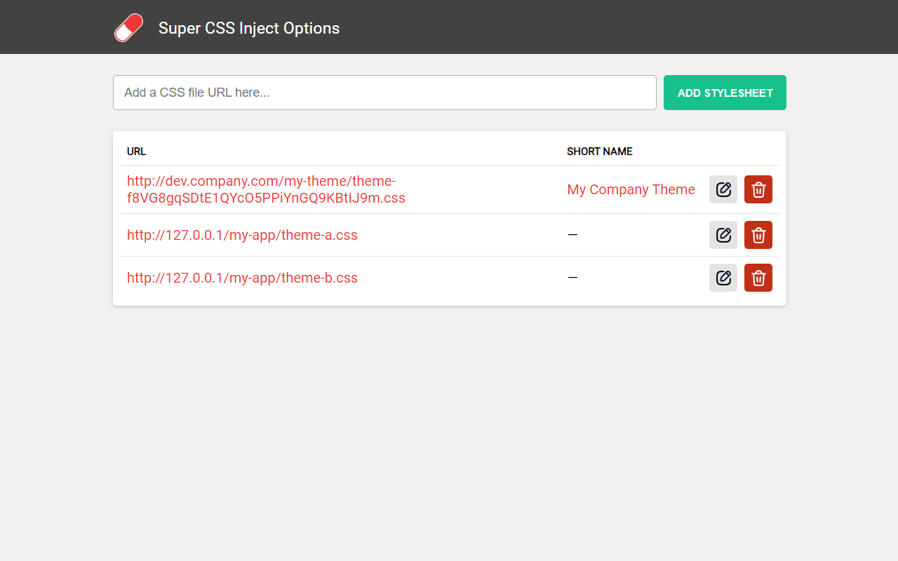 Super CSS Inject chrome谷歌浏览器插件_扩展第2张截图