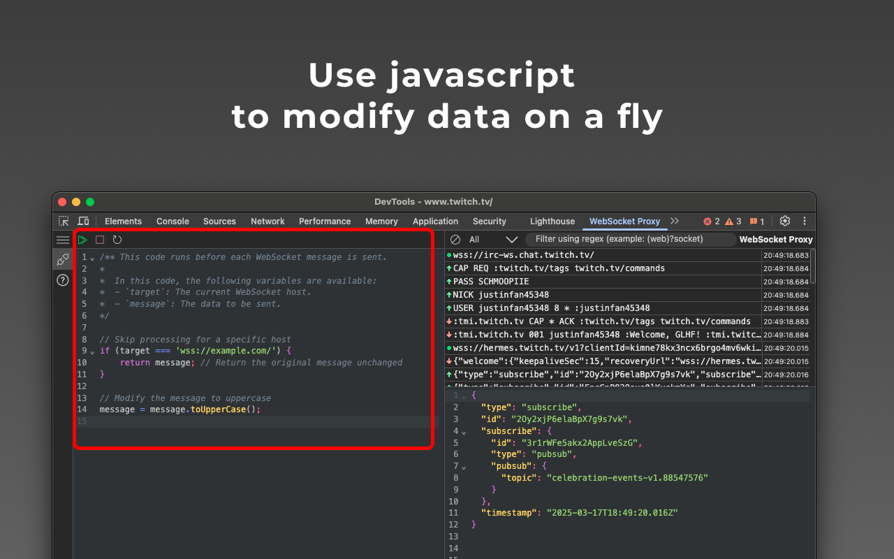 WebSocket Proxy chrome谷歌浏览器插件_扩展第2张截图