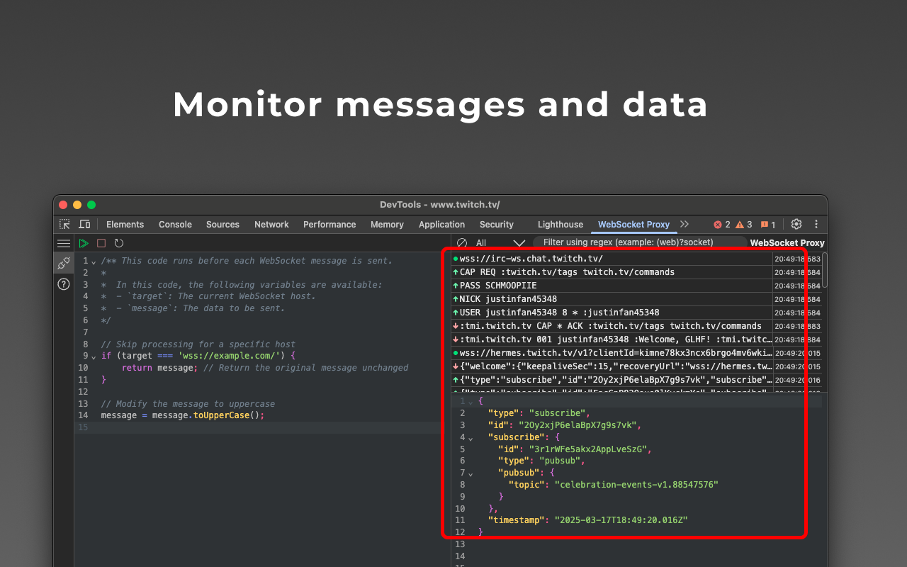 WebSocket Proxy chrome谷歌浏览器插件_扩展第3张截图