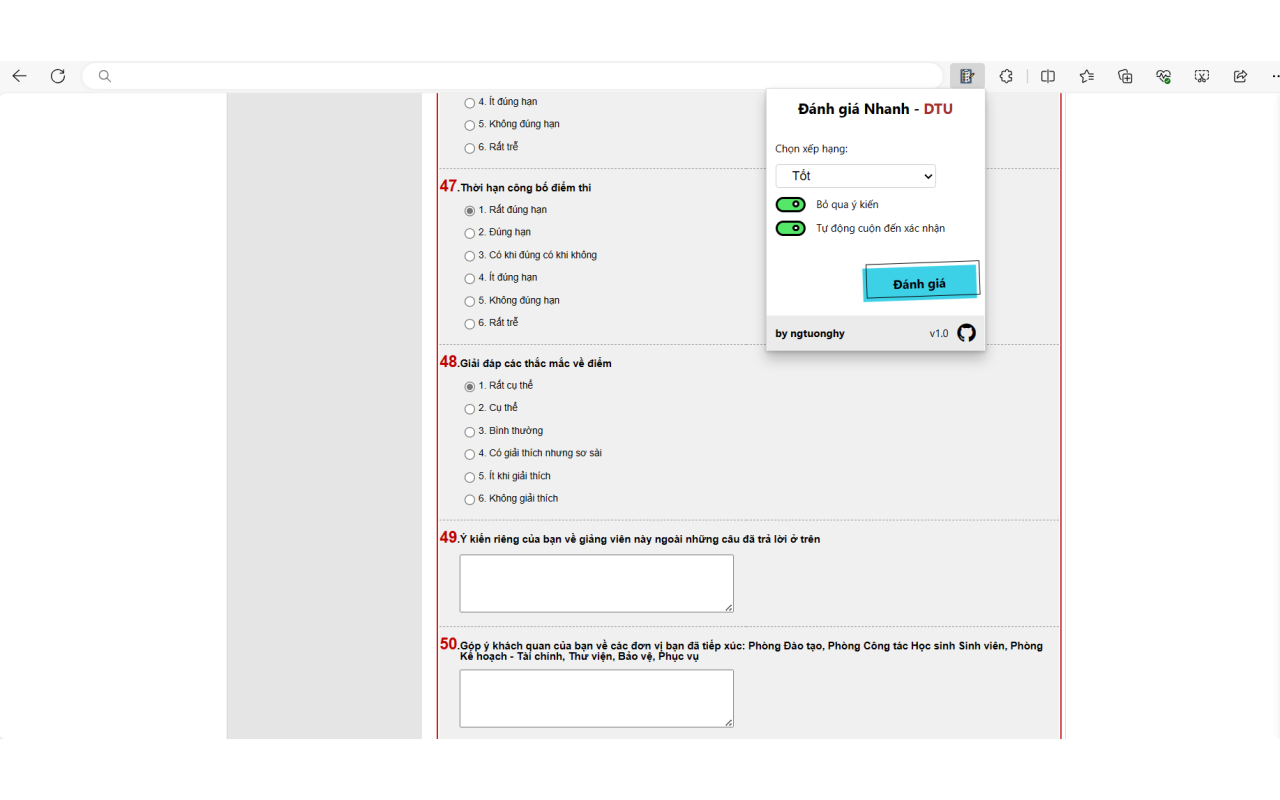 Đánh giá nhanh - DTU chrome谷歌浏览器插件_扩展第1张截图