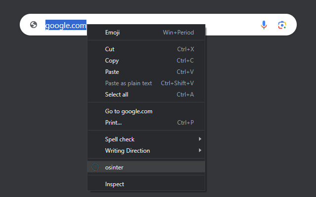 Osinter chrome谷歌浏览器插件_扩展第2张截图
