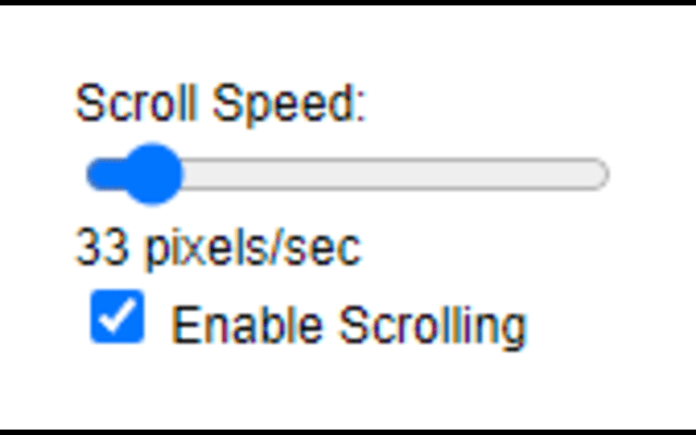 AutoScroll By Logan chrome谷歌浏览器插件_扩展第1张截图