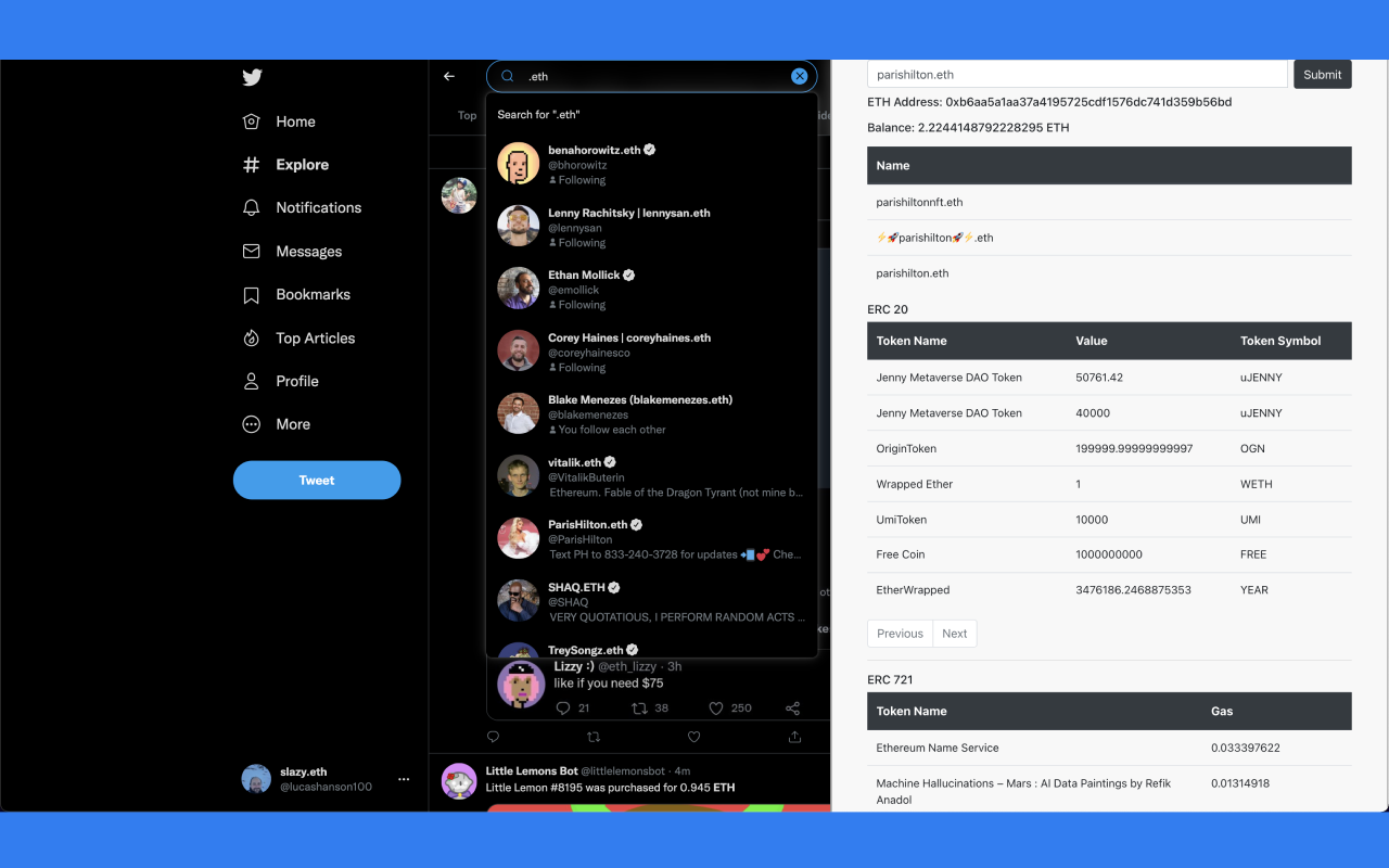 ENS Explorer chrome谷歌浏览器插件_扩展第2张截图