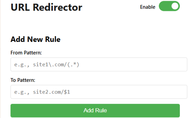 URL Redirector chrome谷歌浏览器插件_扩展第1张截图